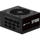 Corsair SF1000, 1000 Watt voeding  Zwart, 3x PCIe, 1x 12VHPWR, Kabelmanagement