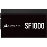 Corsair SF1000 modulaire 1000 watt voeding  Zwart, 1x 12V-2x6, 3x PCIe