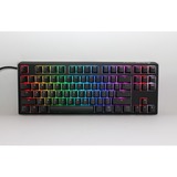 Ducky One 3 Classic TKL RGB mechanisch toetsenbord Zwart, US lay-out (QWERTY), Cherry MX Red, 80% (TKL)	, RGB led, Double-shot PBT, Hot-swappable, QUACK Mechanics, 80%