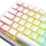 Glorious Aura V3 RGB Keycaps Wit, Pudding-style keycaps, Double Shot PBT, 130 stuks