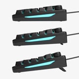 Glorious GMBK 75%, gaming toetsenbord Zwart, US lay-out, Membraan, 75%, RGB