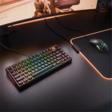 Glorious GMBK 75%, gaming toetsenbord Zwart, US lay-out, Membraan, 75%, RGB
