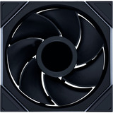 Lian Li UNI FAN TL140 LCD Reverse Blade Wireless Single Pack case fan Zwart, 4-pin PWM + 1x 9-pin USB