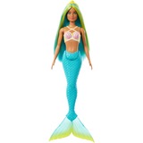 Mattel Barbie Dreamtopia - Zeemeerminpop - Blauw en geel haar en turquoise staart 
