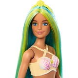 Mattel Barbie Dreamtopia - Zeemeerminpop - Blauw en geel haar en turquoise staart 