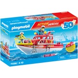 PLAYMOBIL Action Heroes - Brandweerboot Constructiespeelgoed 71598