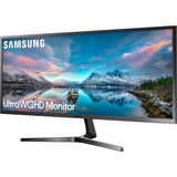 SAMSUNG LS34J550WQRXEN 34" UltraWide gaming monitor Donkergrijs, 2x HDMI, DisplayPort