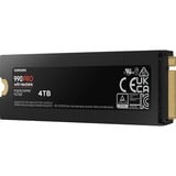 Samsung 990 PRO Heatsink 4 TB SSD MZ-V9P4T0CW, PCIe 4.0 x4, NVMe 2, M.2 2280, RGB leds
