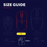 Trust GXT 931 Ybar Draadloze gamingmuis Zwart, 200 - 7.200 dpi, 2.4GHz / Bluetooth / USB