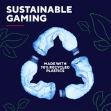 Trust GXT 931 Ybar Draadloze gamingmuis Zwart, 200 - 7.200 dpi, 2.4GHz / Bluetooth / USB