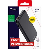 Trust Redoh Fast 10.000mAh Powerbank Zwart