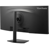 ViewSonic VA3420C UWQHD Curved Monitor met USB-C Hub 34" UltraWide  Zwart, 2x HDMI, 1x DisplayPort, USB-C, USB-B, USB-A, 120 Hz, 1900R