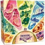 White Goblin Games Trekking Through History Bordspel Nederlands, 2- 4 spelers, 30 minuten, Vanaf 10 jaar
