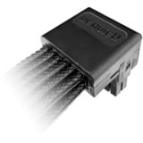 be quiet! 12V-2x6 / 12VHPWR 90° PCI-E Reversed Kabel Zwart, 70cm