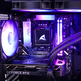 ALTERNATE Ultra 5 245KF - RTX 4060 Gaming pc Powered by ASUS Zwart | Core Ultra 5 245KF | RTX 4060 | 16 GB | 1 TB SSD