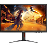 AOC Q27G4ZD QD‑OLED 27" gaming monitor Zwart/rood, 1x HDMI, 1x DisplayPort, USB-A, USB-B, 240 Hz