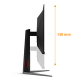 AOC Q27G4ZD QD‑OLED 27" gaming monitor Zwart/rood, 1x HDMI, 1x DisplayPort, USB-A, USB-B, 240 Hz