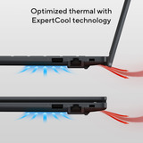 ASUS ExpertBook B1 B1403CVA-S62393X 14"  Copilot+ laptop Grijs | Core i7-1355U | Iris Xe Graphics | 16 GB | 512 GB SSD