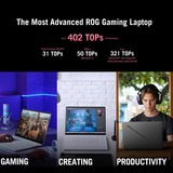 ASUS ROG Zephyrus G16 GA605WI-QP055W 16"  gaming laptop Grijs | Ryzen AI 9 HX 370 | RTX 4070 | 32 GB | 1 TB SSD