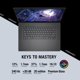 ASUS ROG Zephyrus G16 GA605WI-QP055W 16"  gaming laptop Grijs | Ryzen AI 9 HX 370 | RTX 4070 | 32 GB | 1 TB SSD