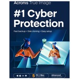 Acronis True Image Advanced Subscription software 5 computers, 1 jaar licentie, 500 GB cloudopslag