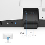 BenQ GW2490TC 23.8" monitor Wit, HDMI, DisplayPort, USB-C, Audio, AMD Free-Sync