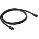 Club 3D USB-C 80Gbps Certified 240W 8k 240Hz kabel Zwart, 1.2m
