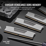Corsair Vengeance 32 GB DDR5-6000 (2x 16 GB) werkgeheugen Wit, CMK32GX5M2D6000Z38W, XMP, EXPO