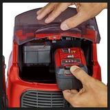 EINHELL Accu Nat-/Droogzuiger TE-VC 36/25 Li S-Solo nat- en droogzuiger Rood/roestvrij staal, Accu en oplader niet inbegrepen 