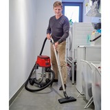 EINHELL Accu Nat-/Droogzuiger TE-VC 36/25 Li S-Solo nat- en droogzuiger Rood/roestvrij staal, Accu en oplader niet inbegrepen 