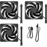 Fractal Design Momentum 14 RGB case fans Zwart, 3 stuks, 140 x 140 x 25 mm, PWM