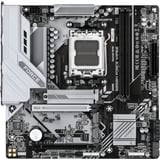 GIGABYTE B850M FORCE WIFI6E socket AM5 moederbord Zwart/zilver, RAID, 2,5Gb-LAN, Wi-Fi 6E, BT, Sound, µATX