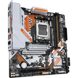 GIGABYTE B850M FORCE WIFI6E socket AM5 moederbord Zwart/zilver, RAID, 2,5Gb-LAN, Wi-Fi 6E, BT, Sound, µATX