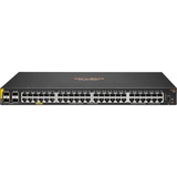 Hewlett Packard Enterprise Aruba CX 6100 48G CL4 PoE 4SFP+ switch Zwart, 370 Watt PoE, 1U