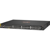 Hewlett Packard Enterprise Aruba CX 6100 48G CL4 PoE 4SFP+ switch Zwart, 370 Watt PoE, 1U