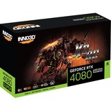 INNO3D GeForce RTX 4080 SUPER X3 OC grafische kaart 1x HDMI, 3x DisplayPort, DLSS 3