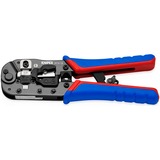 KNIPEX Krimptang voor RJ45-westernstekkers Blauw/rood