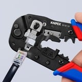 KNIPEX Krimptang voor RJ45-westernstekkers Blauw/rood