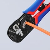 KNIPEX Krimptang voor RJ45-westernstekkers Blauw/rood