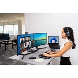 Kensington Pro Fit Ergo TB550 Trackball Zwart, 400 - 1600 DPI, Bluetooth, 2.4 GHz