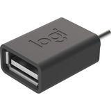 Logitech Logi USB C to USB A Adaptor adapter Grafiet
