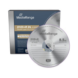 MediaRange DVD+R DL 8,5 GB blanco dvd's 8x, 5 stuks