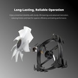 Montech HP140 ARGB PWM 3 in 1 Pack case fans Zwart, 3 stuks, 140 x 140 x 25 mm