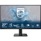 Philips 27E2N1110 27" monitor Zwart, 120 Hz (Overclock), VGA, HDMI