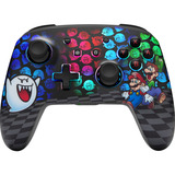 PowerA Enhanced Wireless Controller for Nintendo Switch with Lumectra - Mario Peek-A-Boo Zwart/wit