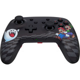 PowerA Enhanced Wireless Controller for Nintendo Switch with Lumectra - Mario Peek-A-Boo Zwart/wit