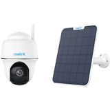 Reolink 5MP draadloze batterijcamera op zonne-energie + Solar Panel 2 Wit, Kleuren nachtzicht