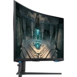 SAMSUNG Odyssey G6 G650 32" gaming monitor Zwart, 2x HDMI, 1x DisplayPort, 2x USB-A, 1x RJ-45, 240 Hz