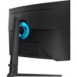 SAMSUNG Odyssey G6 G650 32" gaming monitor Zwart, 2x HDMI, 1x DisplayPort, 2x USB-A, 1x RJ-45, 240 Hz