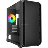 Sharkoon MK2 RGB mini tower behuizing Zwart | 2x USB-A | 1x USB-C | RGB | Tempered Glass